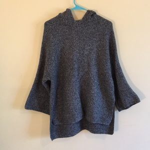 Knit Sweater with Hood